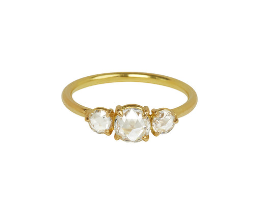 Trio Rose Cut Diamond Solitaire - TWISTonline 