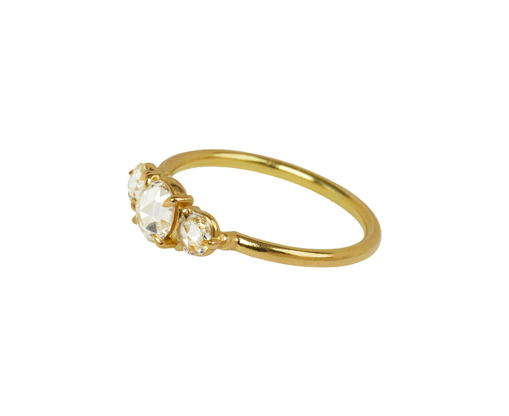 Trio Rose Cut Diamond Solitaire - TWISTonline 