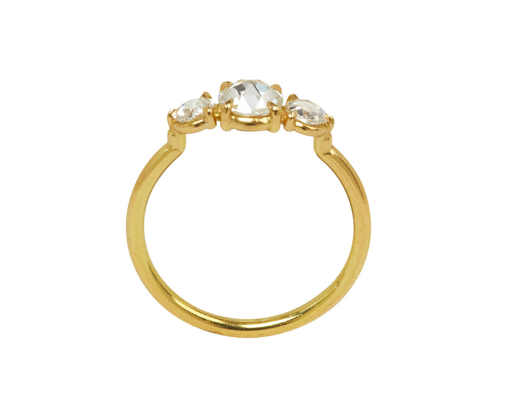 Trio Rose Cut Diamond Solitaire - TWISTonline 