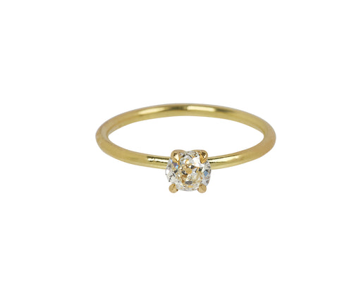 Old Mine Cut Diamond Solitaire