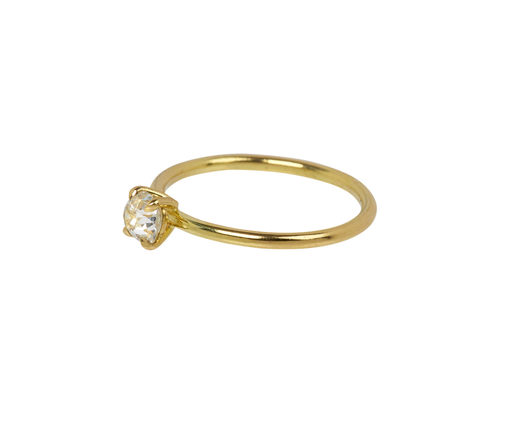 Old Mine Cut Diamond Solitaire