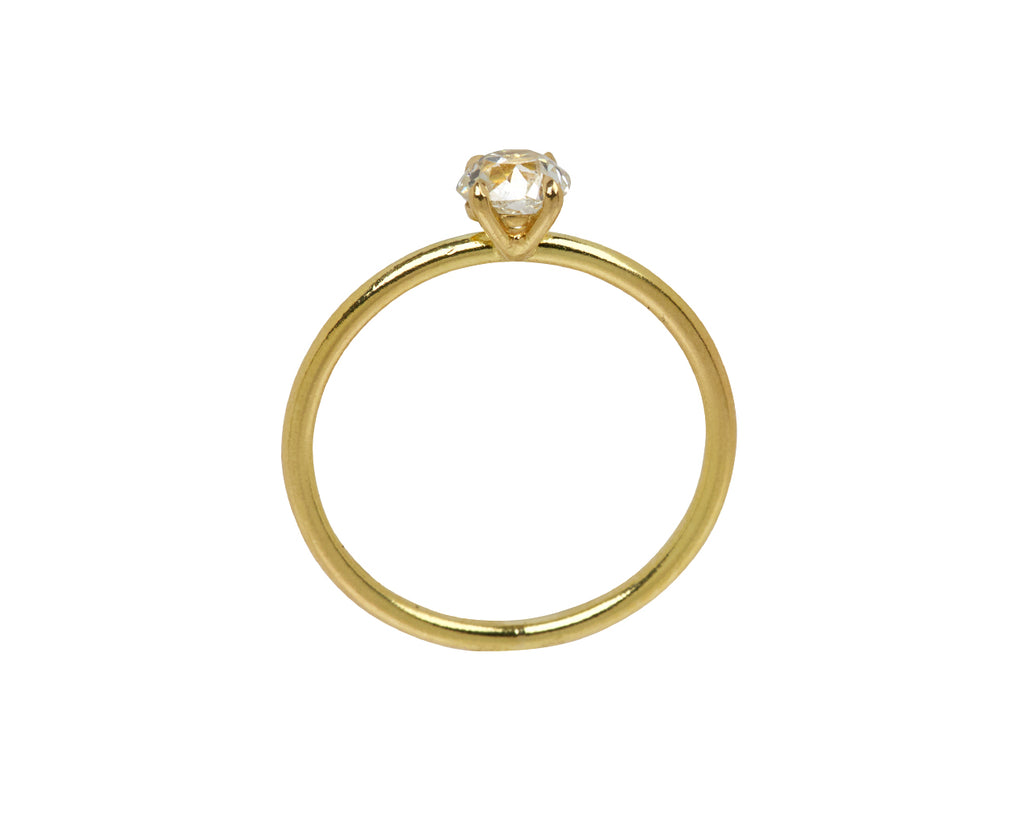Old Mine Cut Diamond Solitaire