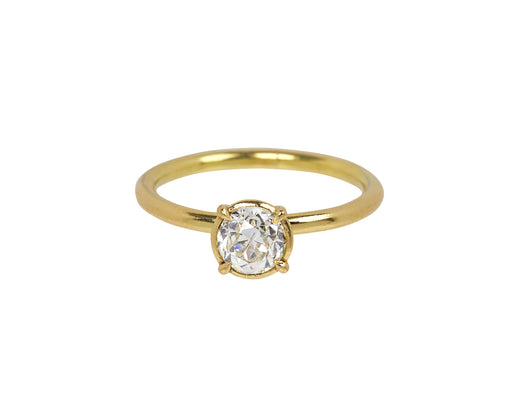 Old European Cut Antique Diamond Solitaire