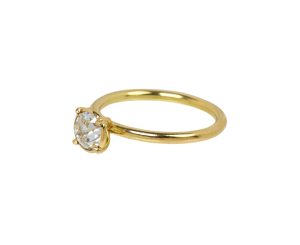 Old European Cut Antique Diamond Solitaire