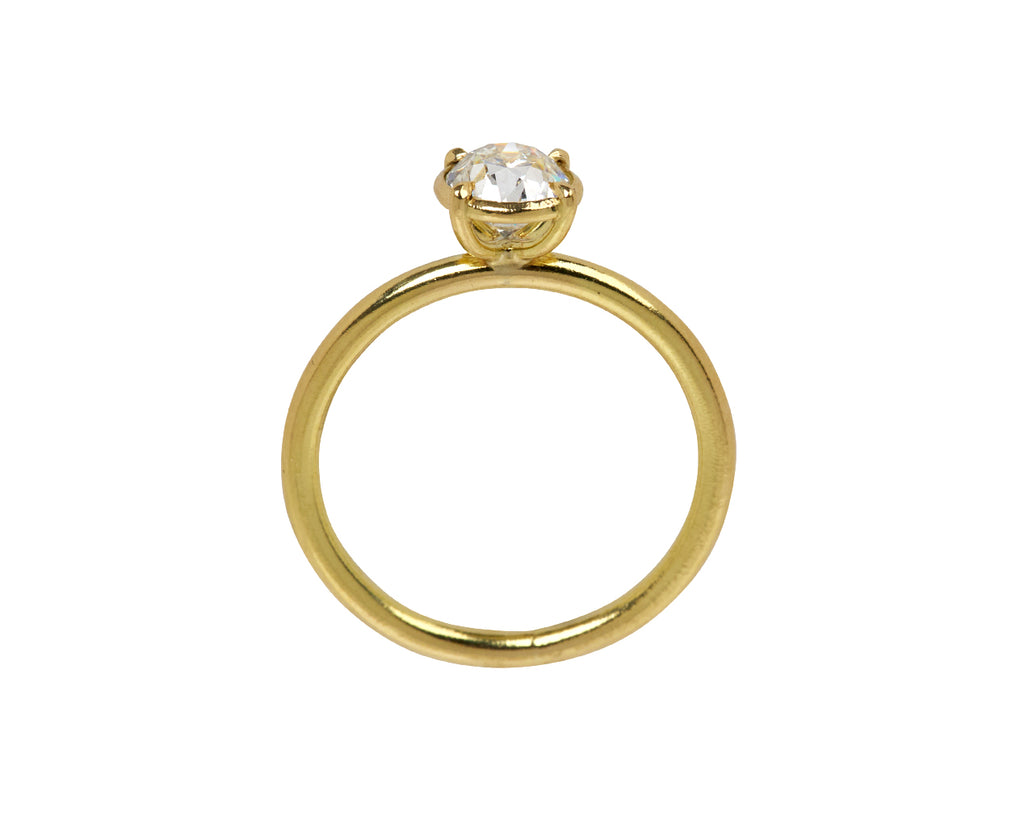 Old European Cut Antique Diamond Solitaire