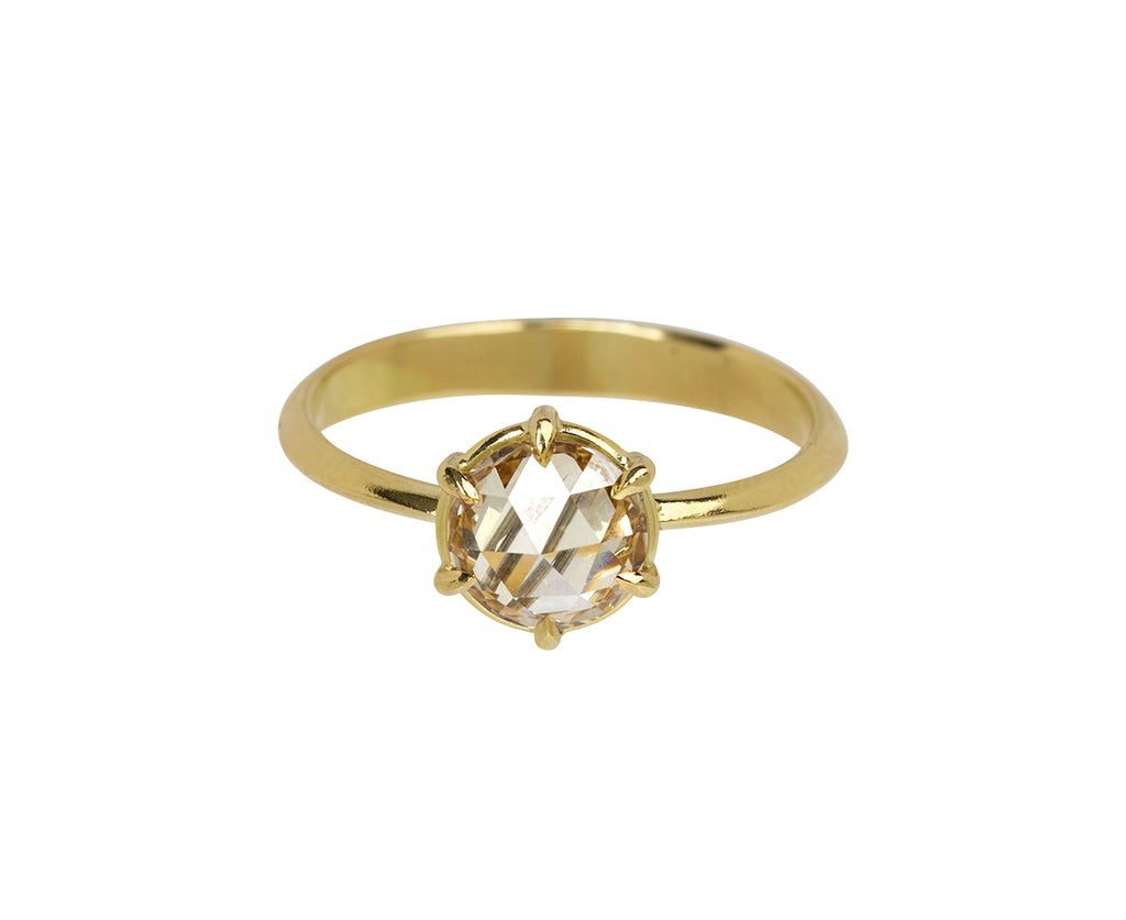 Champagne Diamond Solitaire