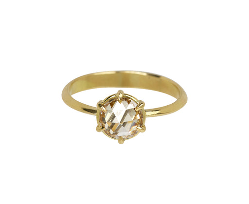 Champagne Diamond Solitaire