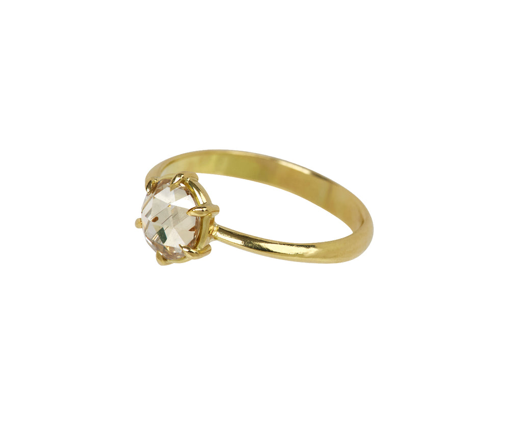 Champagne Diamond Solitaire
