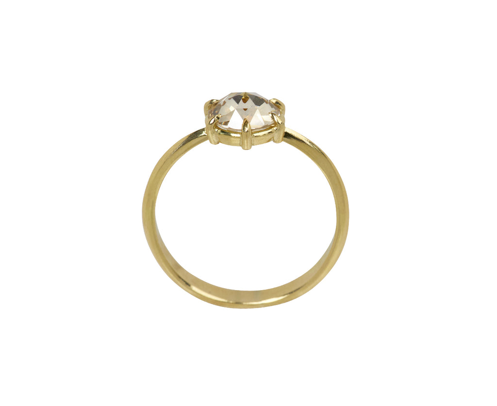 Champagne Diamond Solitaire