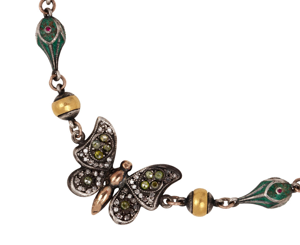 Diamond Butterfly Bracelet