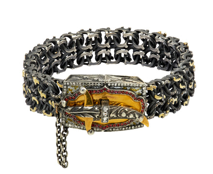 Silver Chain Link with Dagger Clasp Bracelet - TWISTonline 