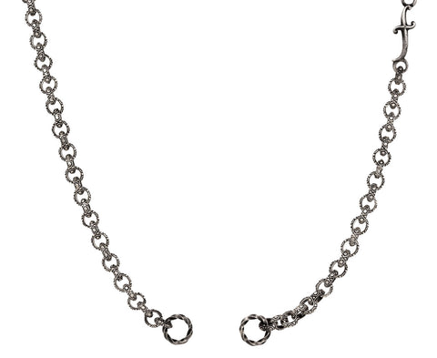 Embellished Link Sterling Silver Open Ended Chain ONLY