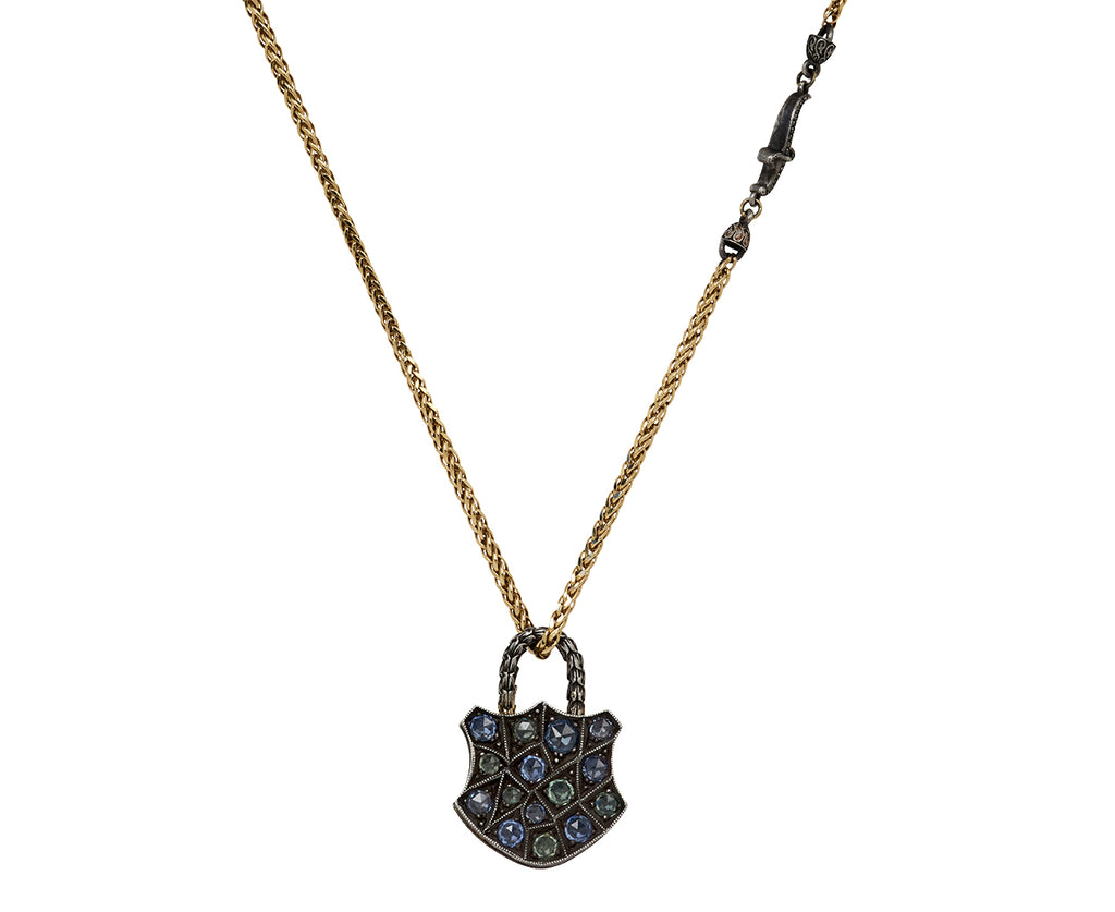 Gold Dagger Clasp Necklace