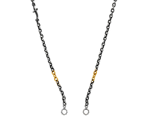 24" Sterling Silver and Gold Open Ended Chain ONLY