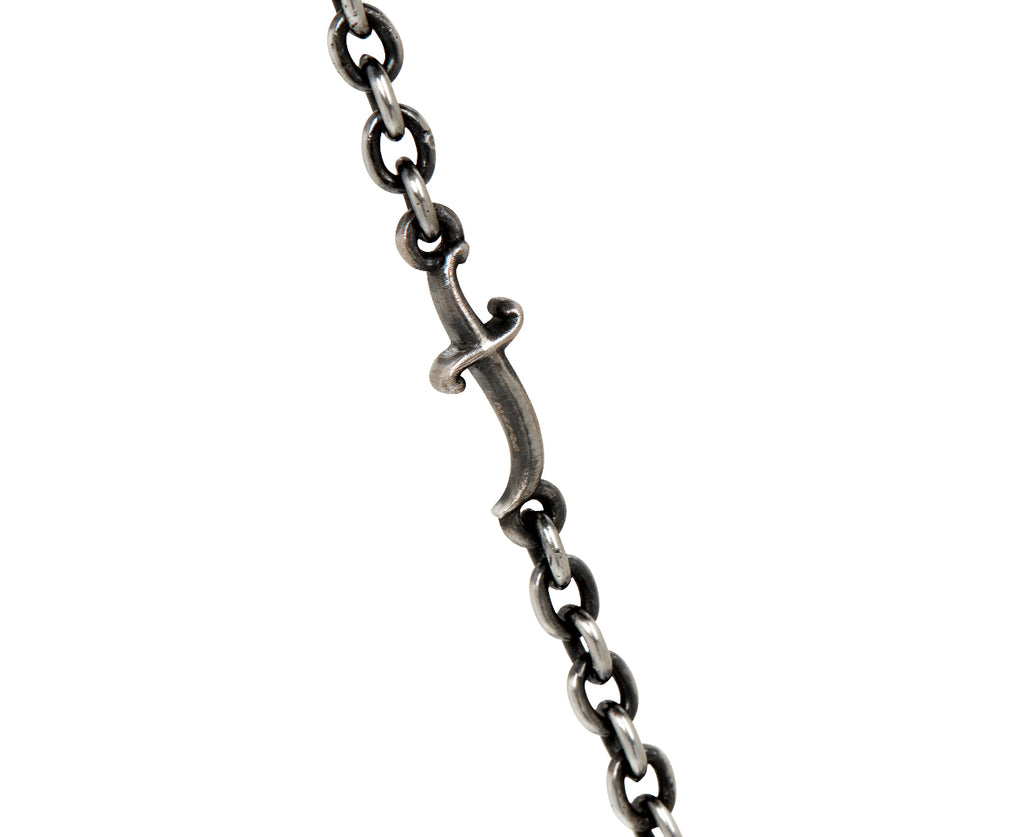 24" Sterling Silver and Gold Open Ended Chain ONLY