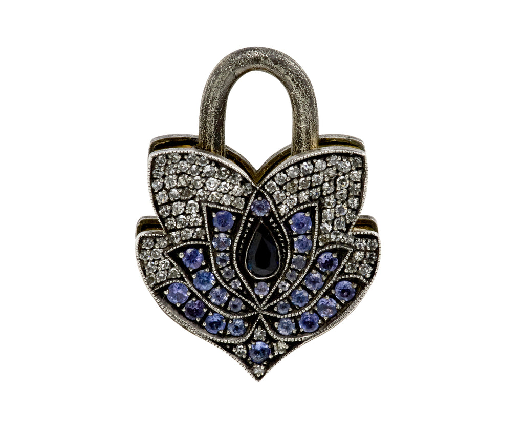 Tanzanite Flower Shaped Padlock ONLY
