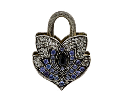 Tanzanite Flower Shaped Padlock ONLY