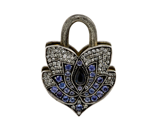 Tanzanite Flower Shaped Padlock ONLY