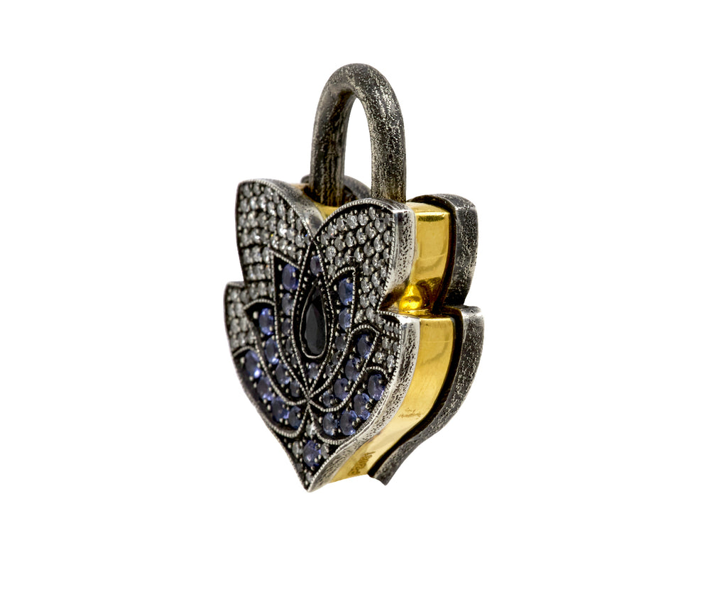 Tanzanite Flower Shaped Padlock ONLY