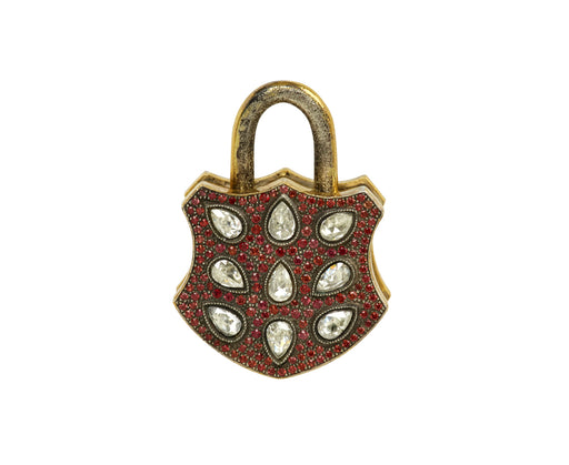 Sevan Bicakci Pink Sapphire and Diamond Shield Padlock Pendant ONLY
