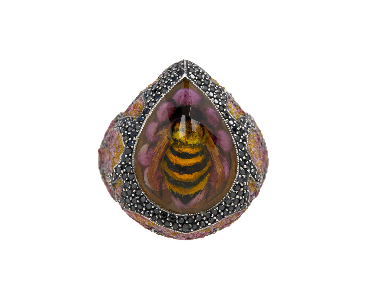 Citrine bee ring cheap