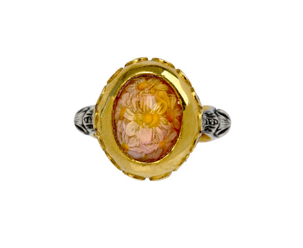 Carved Floral Bouquet Ring