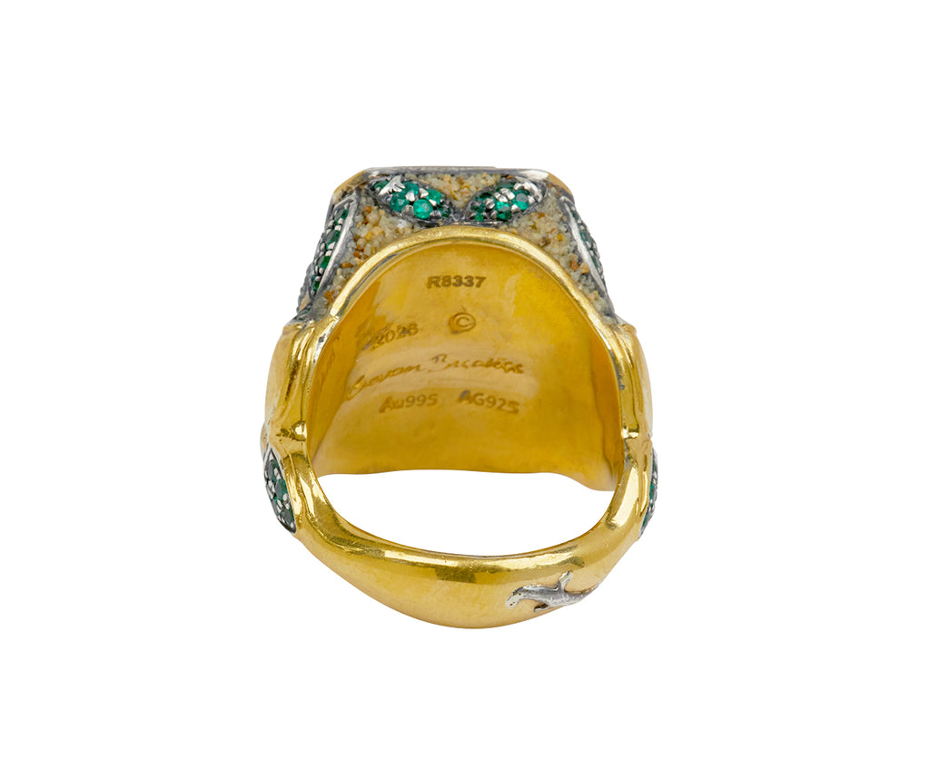 Carved Seahorse Ring