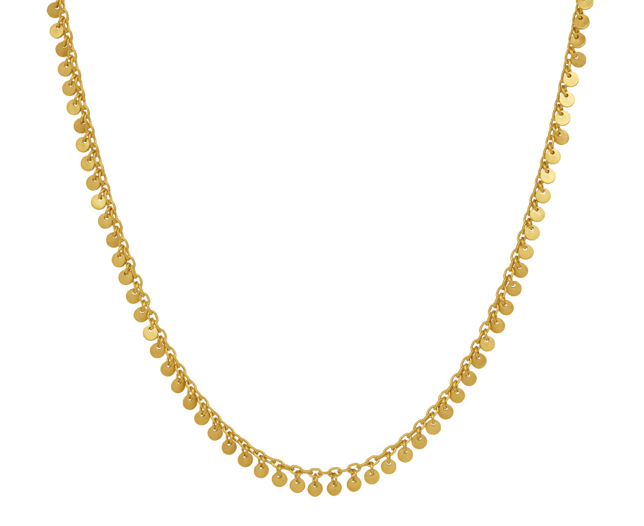 アクセサリー MARIE HELENE DE TAILLAC chain necklace Marie-Hélène de Taillac Irregular Dangling Sequin Necklace