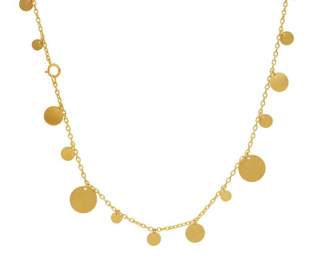 Irregular Dangling Sequin Necklace