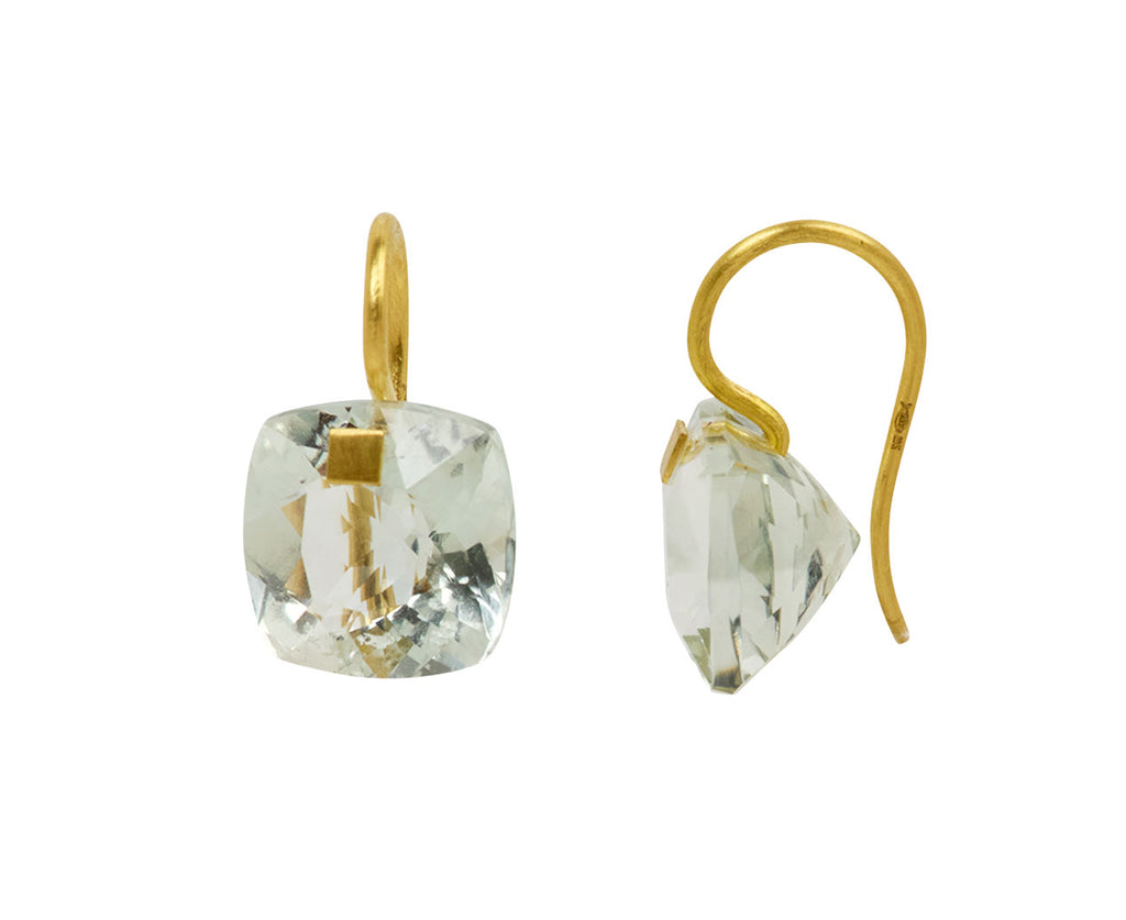 Small Green Quartz Summer Earrings - TWISTonline 