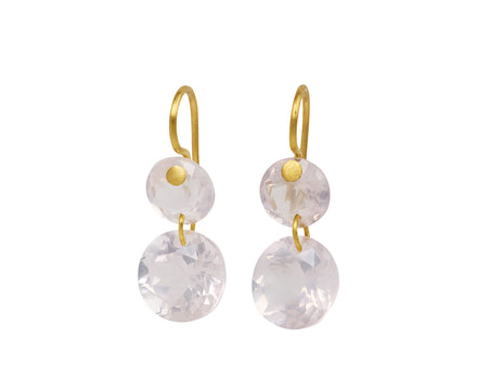 Extra Small Rose Quartz Incandescence Earrings