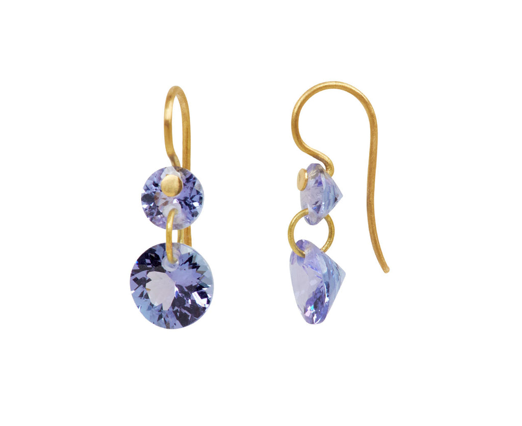 Extra Extra Small Tanzanite Incandescence Earrings