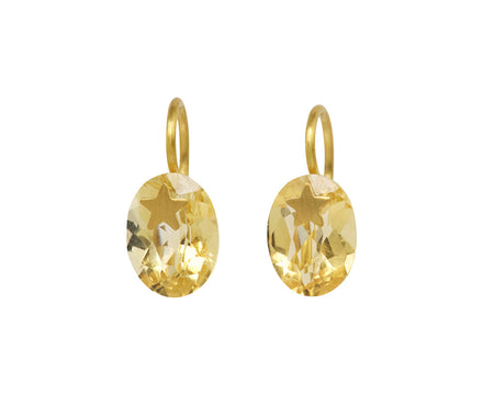 Citrine Precious Star Earrings