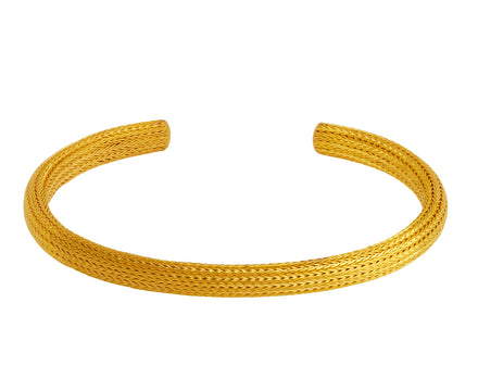 Gold Jason Cuff Bracelet
