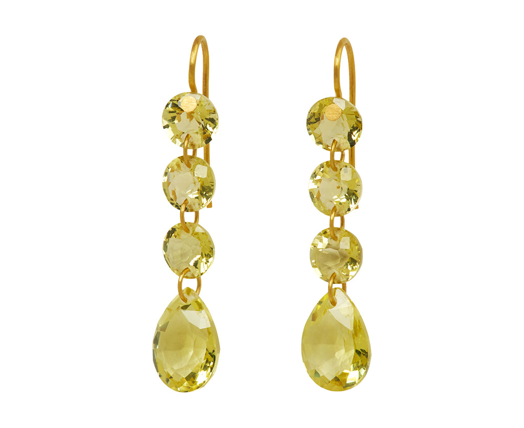 Lemon Quartz Dolly Earrings