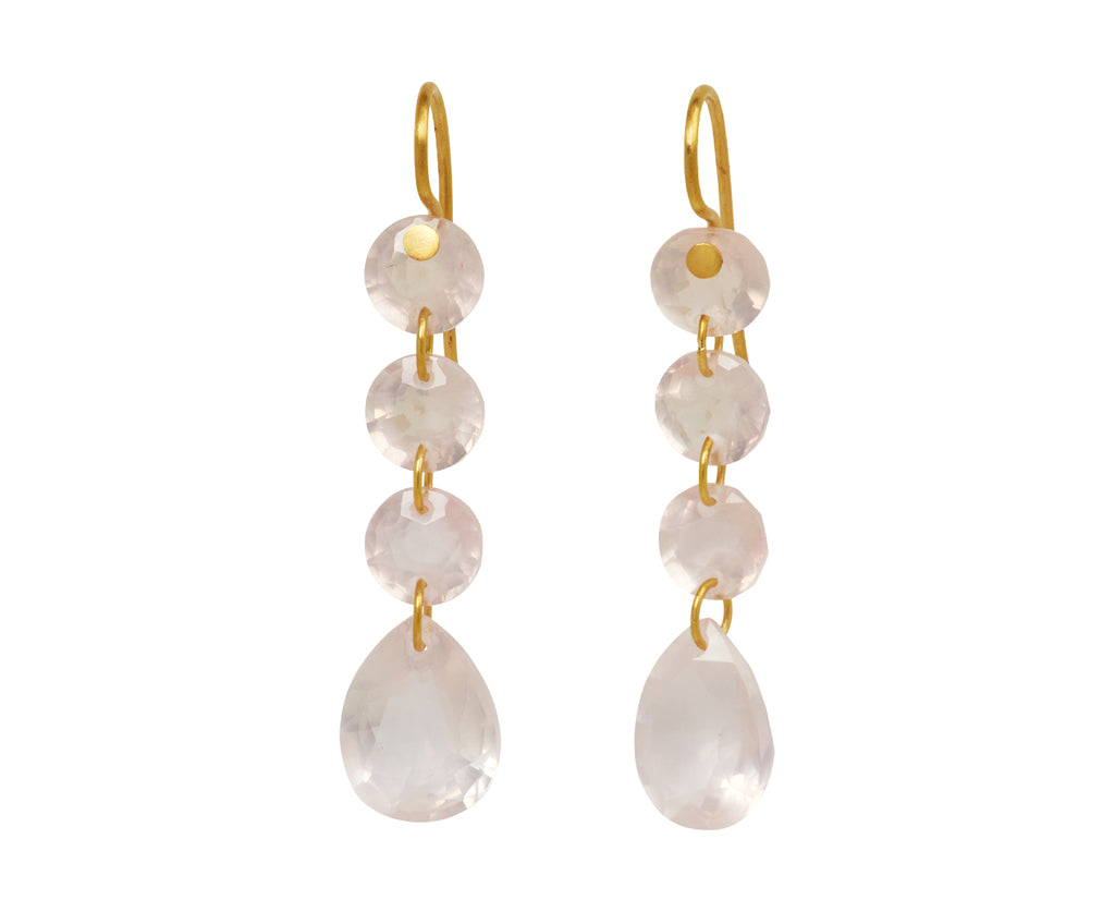 Rose Quartz Dolly Earrings