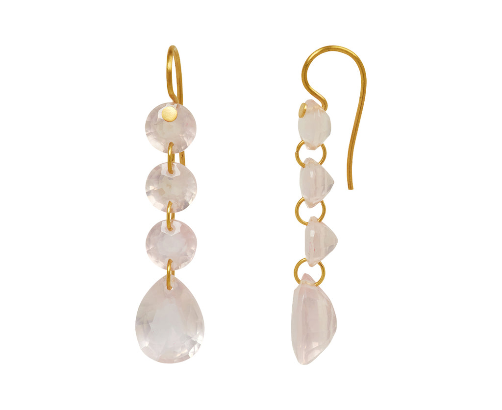 Rose Quartz Dolly Earrings