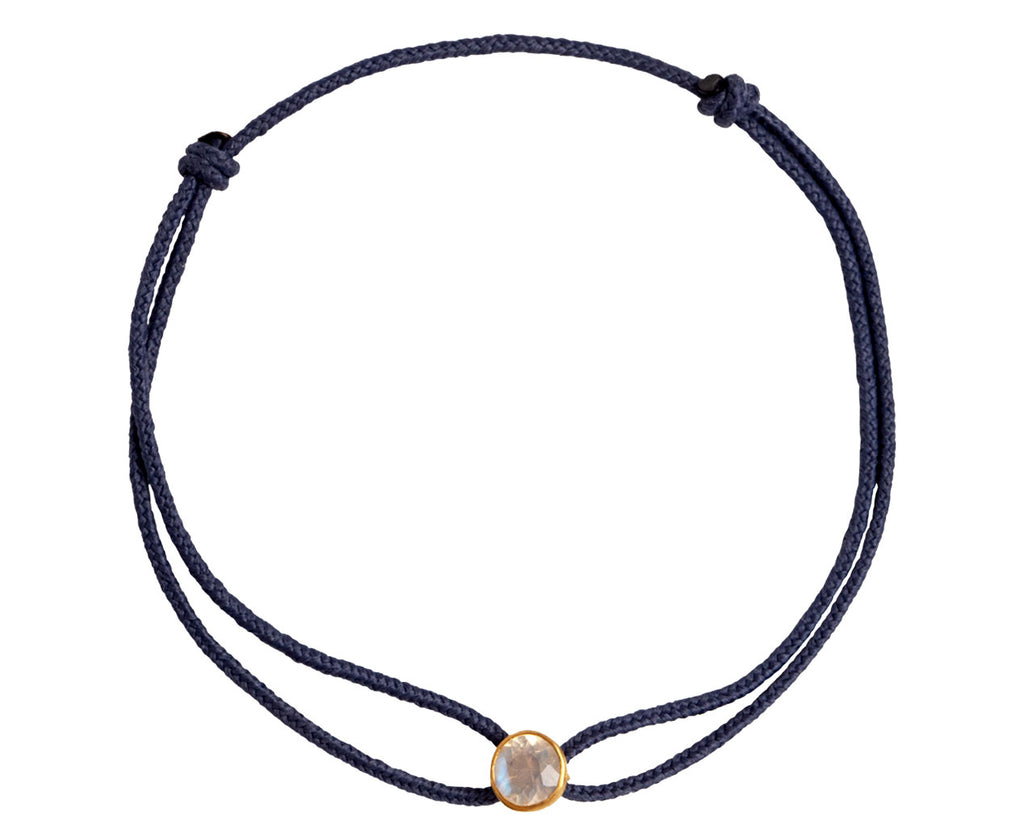 Marie Helene de Taillac Rainbow Moonstone Glowing Charm Bracelet