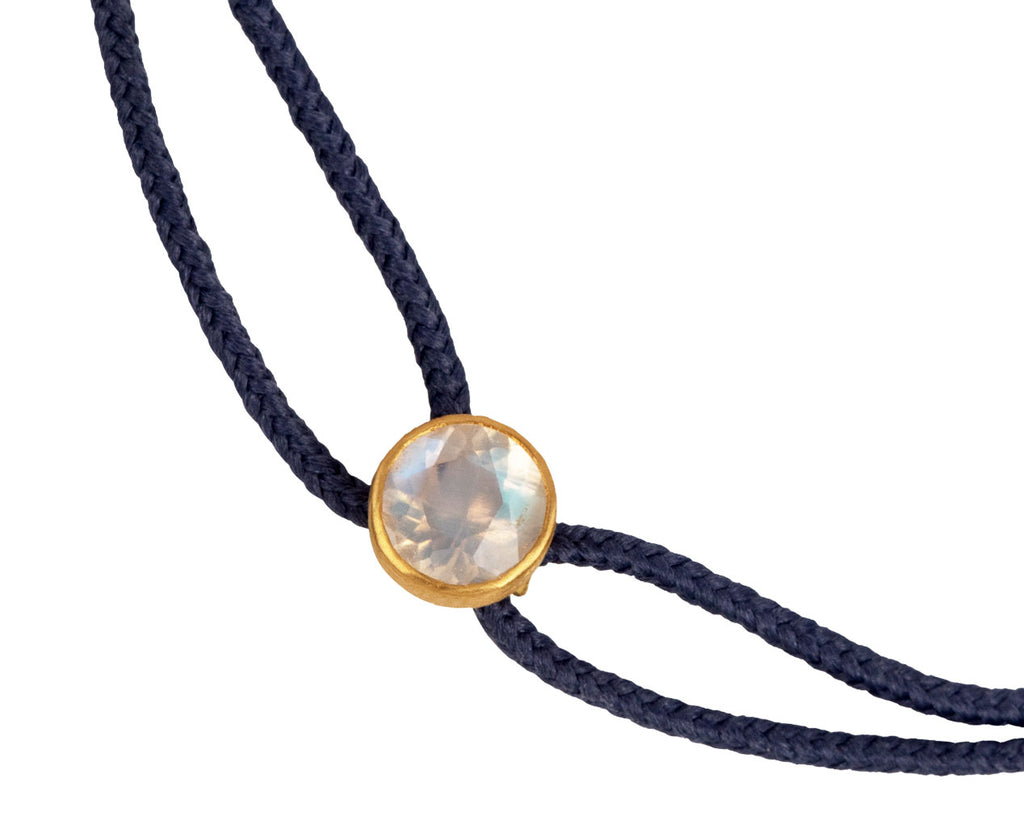 Rainbow Moonstone Glowing Charm Bracelet