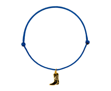 Enamel Cowboy Boot Charm Bracelet