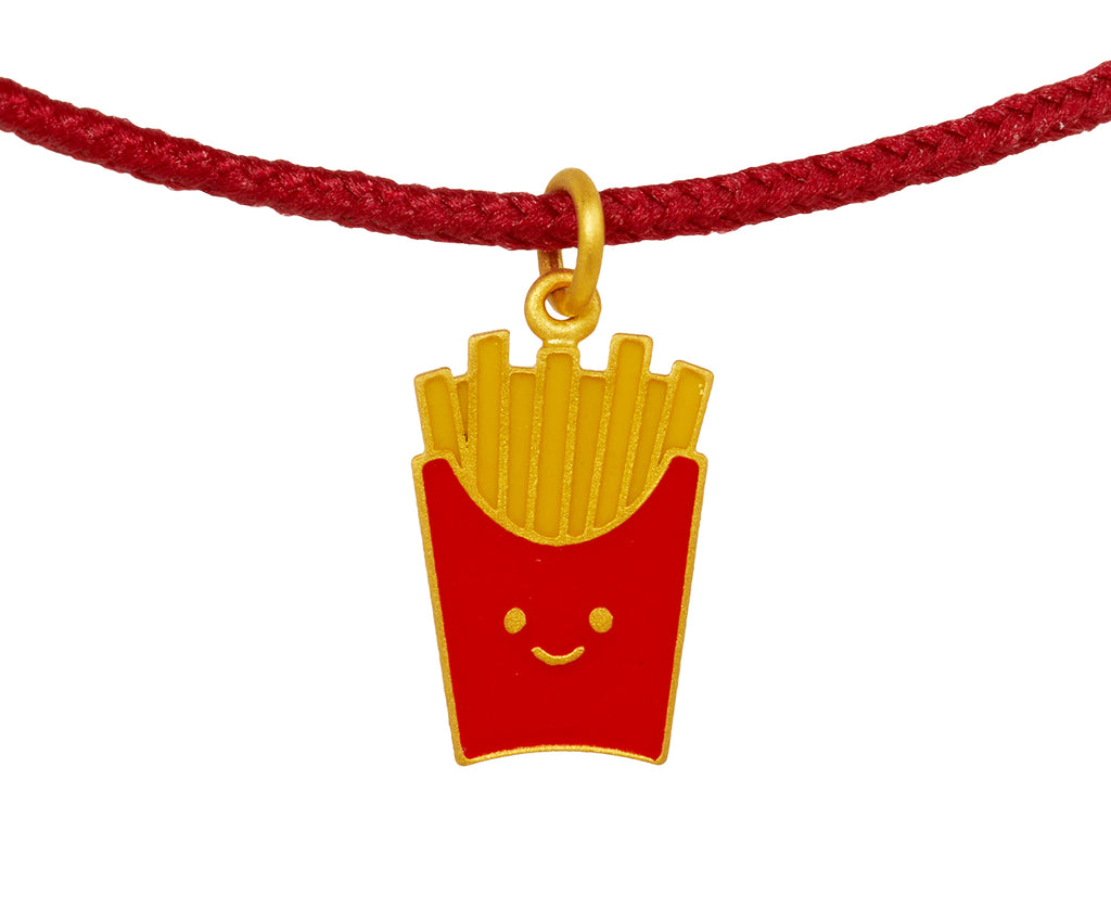 French Fries Charm Bracelet