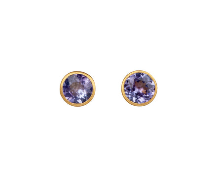 Tanzanite Bindi Stud Earrings