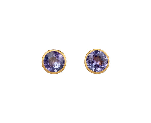 Tanzanite Bindi Stud Earrings