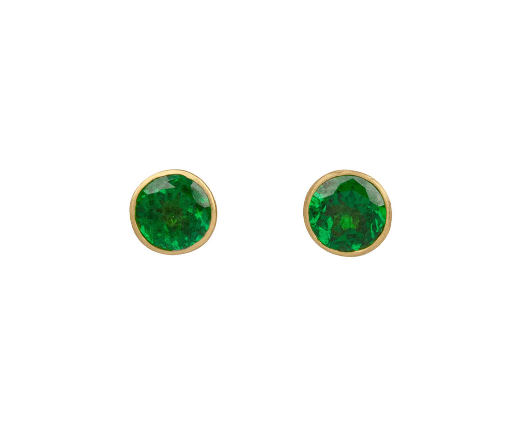 Marie-Hélène de Taillac Tsavorite Garnet Bindi Stud Earrings