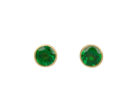 Marie-Hélène de Taillac Tsavorite Garnet Bindi Stud Earrings