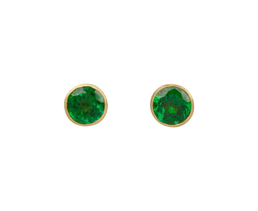 Marie-Hélène de Taillac Tsavorite Garnet Bindi Stud Earrings