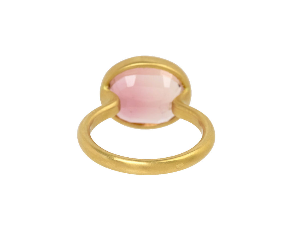 Orange Tourmaline Princess Ring