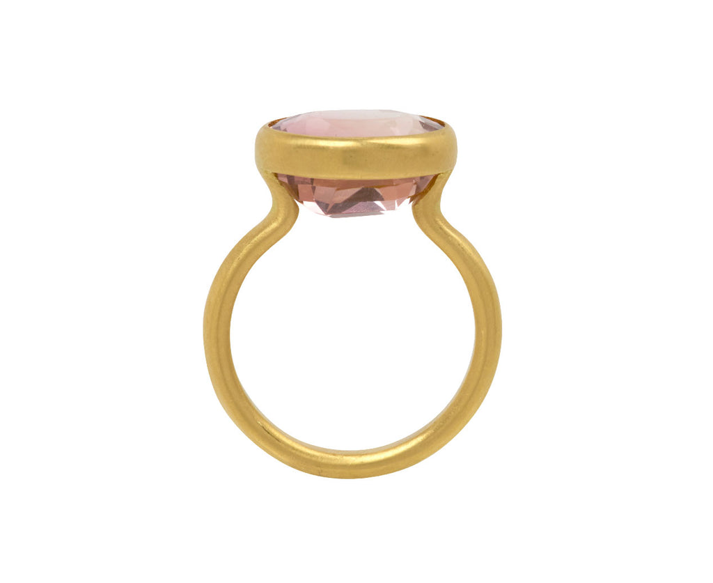Orange Tourmaline Princess Ring
