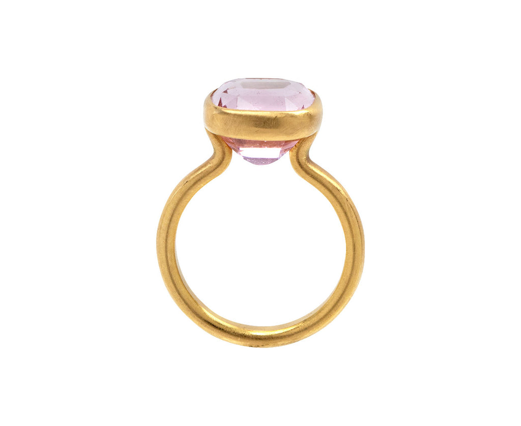 Pale Pink Tourmaline Princess Ring