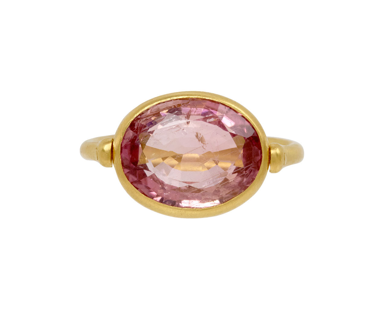 Marie-Hélène de Taillac Pink Tourmaline Swivel Ring